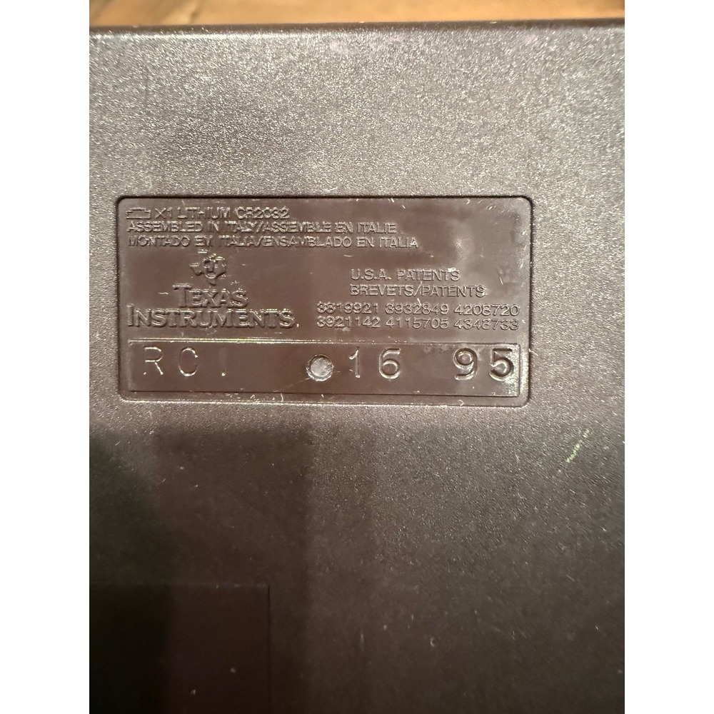 1995 Texas Instruments BAII PLUS Advanced Business Analyst Financial Calculator - Picture 3 of 4